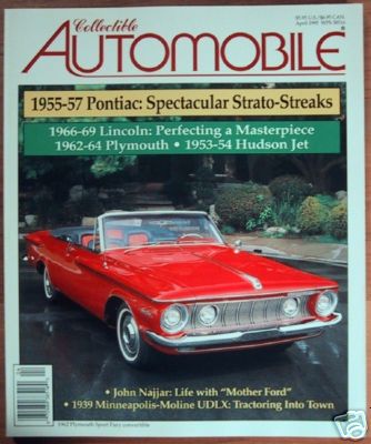 Collectible Automobile, April 1995