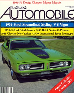 Collectible Automobile, August 1989