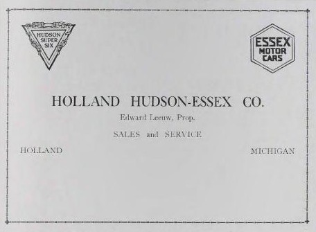 Holland Hudson Essex