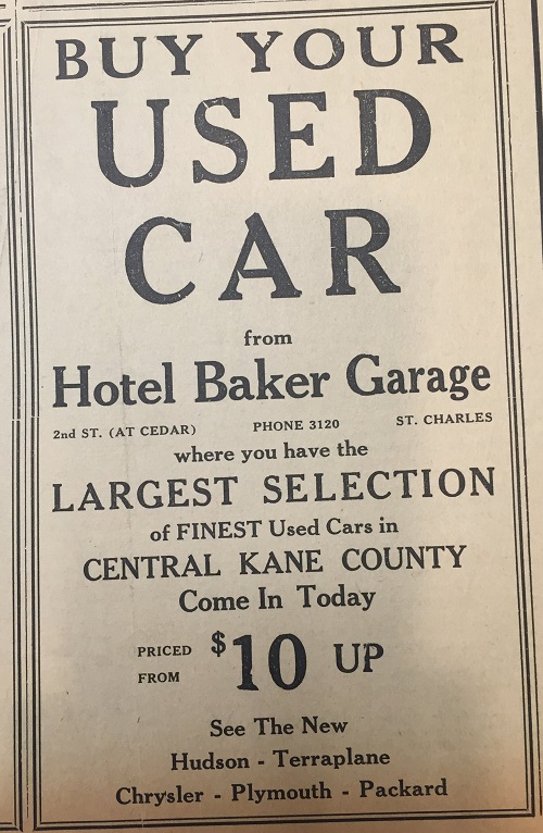 Hotel Baker Garage