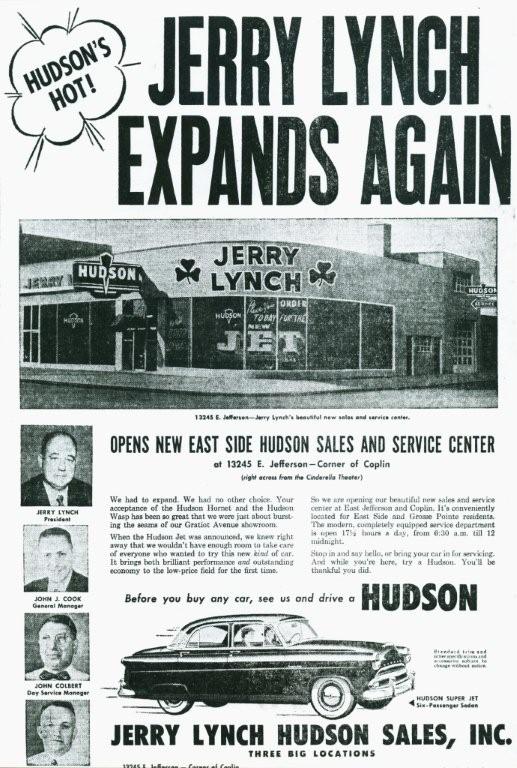 Ad from April 12th, 1953