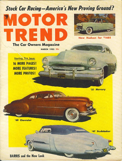 Motor Trend, March 1953