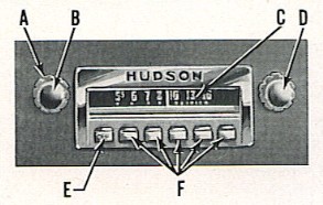 Hudson Jet Push Button Radio