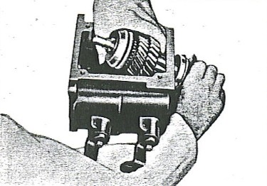 Figure 6 - Remove reverse idler gear shaft.