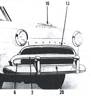 Hudson Jet Grille Upper Moulding