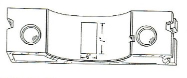 Figure 16 - Brass Shim Stock in Bearing