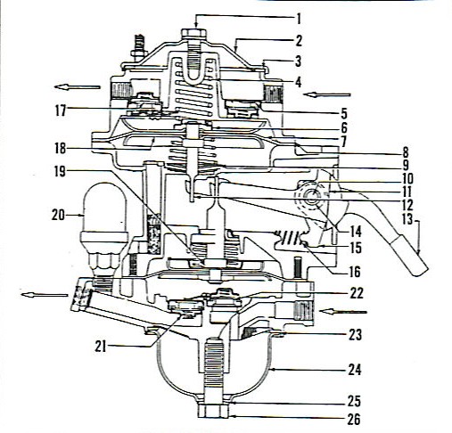 Figure 14 - Fuel and Vacuum Pump Disassembly