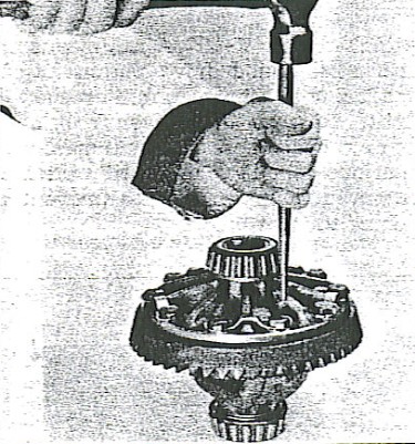 Figure 7 - Drive out lock pin.